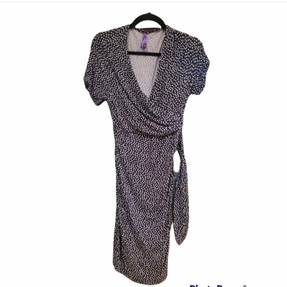 Seraphine maternity polka dot dress
